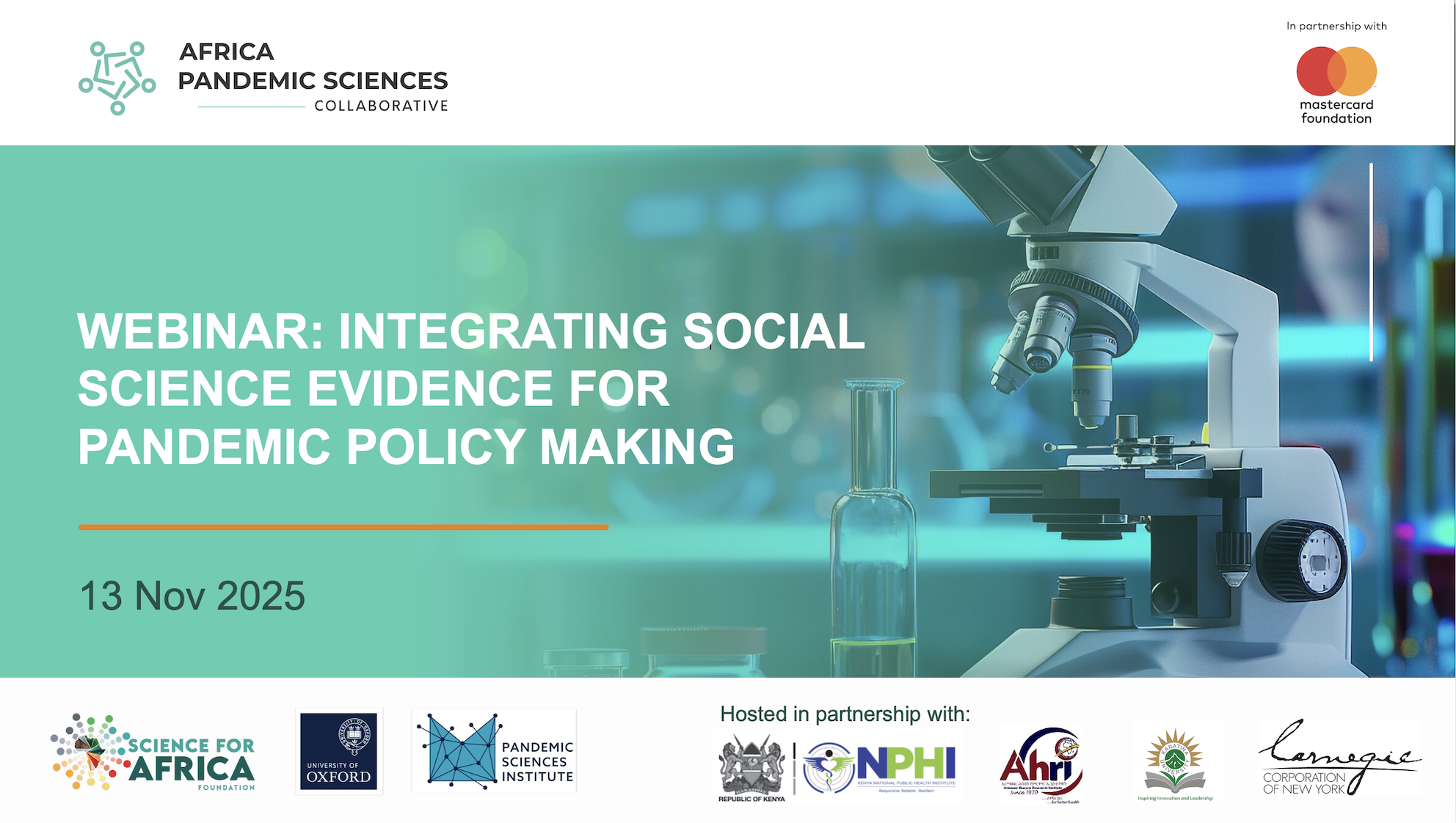 WEBINAR: Informing an equitable pandemic response with social science evidence – strategies and recommendations for researchers, policy actors and funders 