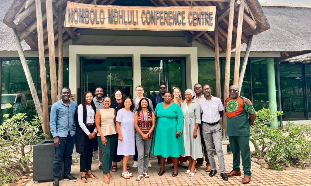 CLEAR Africa consortium team pose for a group photo during their inception meeting in South Africa